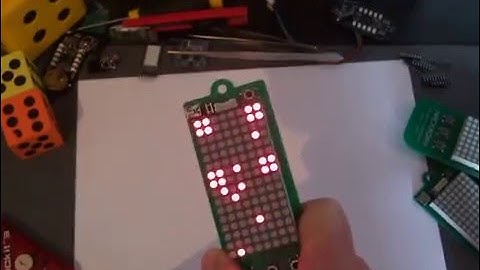 Hackaday | Belgrade badge with accelerometer