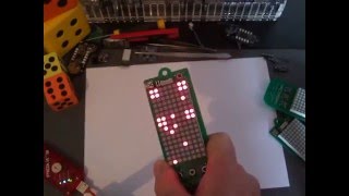 Hackaday | Belgrade badge with accelerometer
