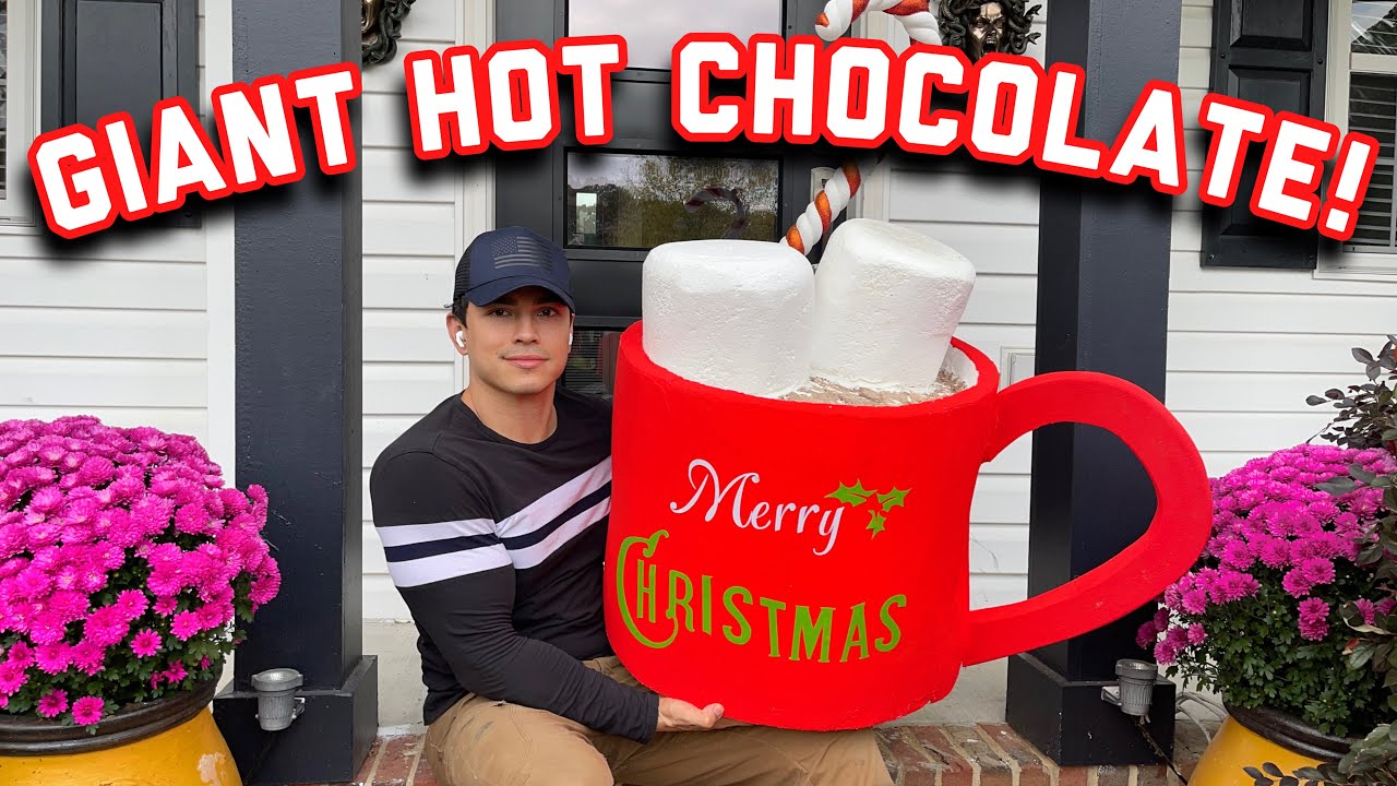 GIANT CUP OF HOT CHOCOLATE DIY TUTORIAL YouTube GIANT CUP OF HOT CHOCOLATE DIY TUTORIAL YouTube