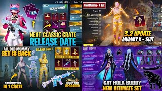 Next Classic Crate Bgmi | New Golden Mummy X Suit | Mummy M416 | Bgmi New Event | Bgmi New Update