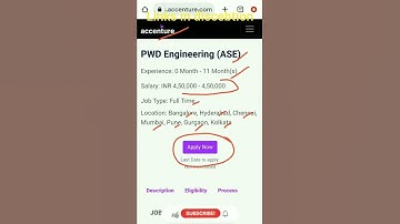 Accenture PWD Engineering (ASE) | any stream BE/B.tech,ME, MTech ,MCA  | 2019,2020,2021,2022