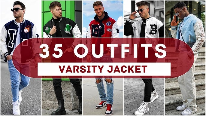 HOW TO STYLE: Varsity Jackets  Varsity Jacket Outfit Ideas 