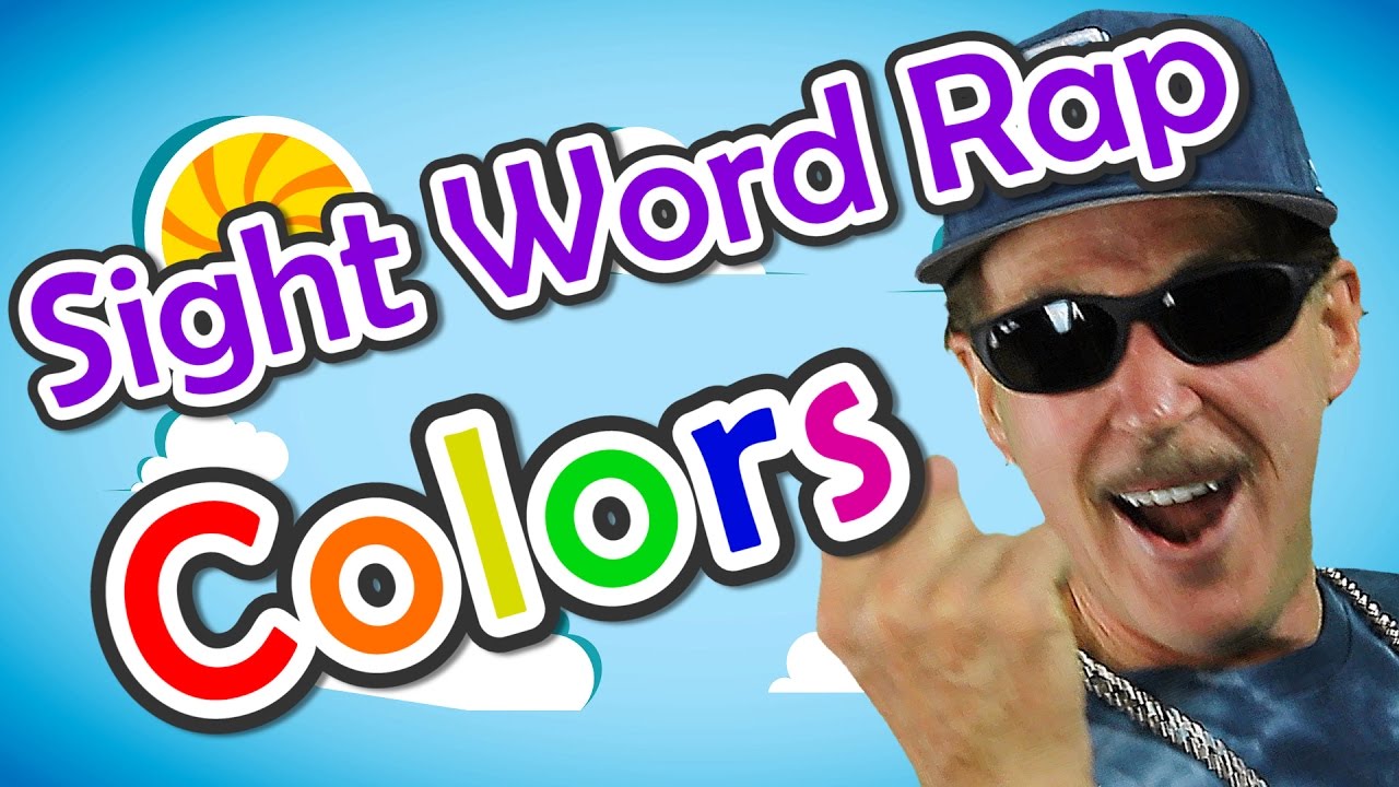 Sight Word Rap Colors | Sight Words | High Frequency Words | Jump Out