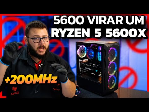 Overclock Ryzen 5 5600 a 4.6GHz (Transformando em 5600X) Dica Pratica