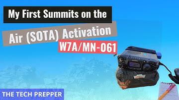 My First Summits on the Air (SOTA) Activation - Ruin Ridge W7A-MN-061