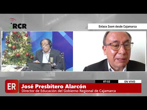 ENTREVISTA A JOSÉ PRESBÍTERO, DIRECTOR REGIONAL DE EDUCACIÓN DEL GOBIERNO REGIONAL DE CAJAMARCA