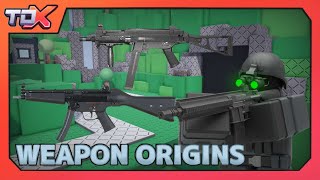 TDX Tower & Weapon Origins (Part 1) - Tower Defense X