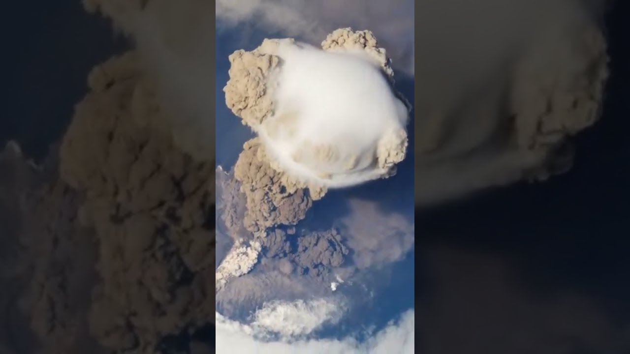 NASA Sarychev Volcano Eruption From The International Space Station