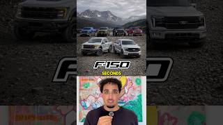 All Ford F-150 Trims Explained in UNDER 30 Seconds ⏱️ #Ford #f150 #raptor