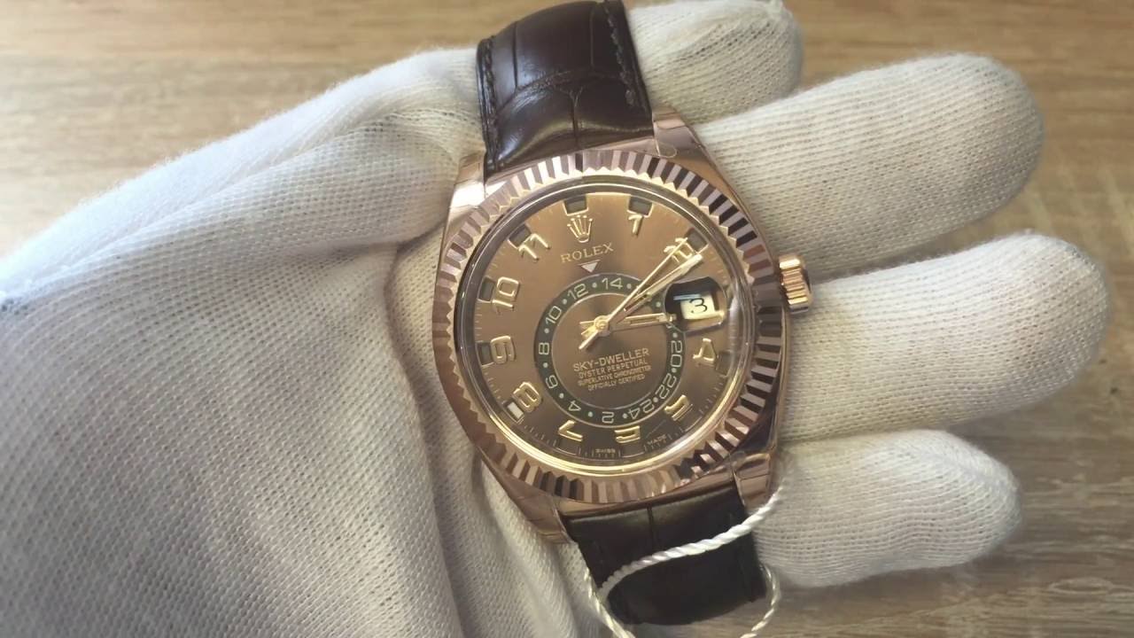 Rolex Rose Gold Sky Dweller 326135 - UK 