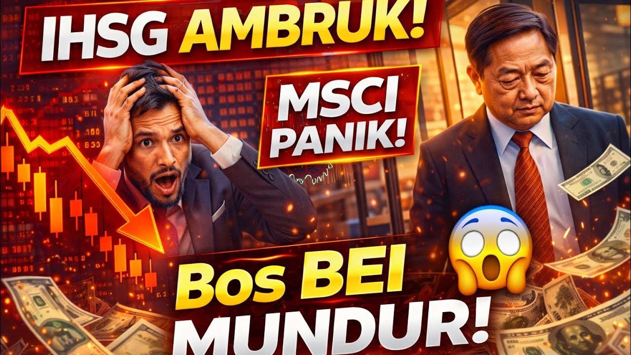 IHSG AMBRUK PARAH! Momok MSCI Bikin Pasar Panik & Bos BEI Mundur 😱