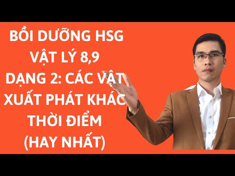 Video Bồi dưỡng học sinh giỏi vật lý 8,9 | CHUYỂN ĐỘNG CƠ... - youtube