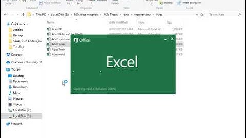 preparing meteorological data in text format and their lookup table