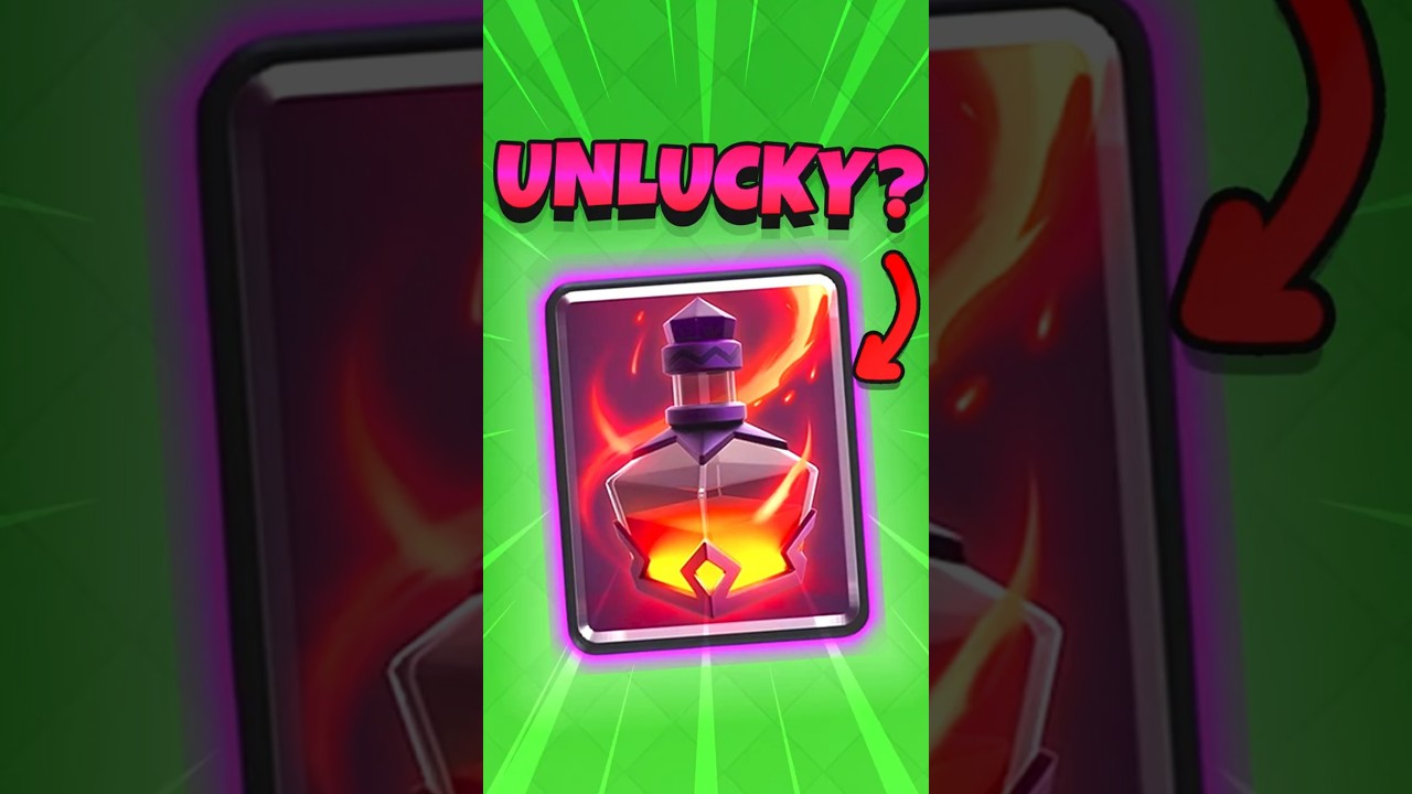 The MOST Unlucky Card! #clashroyale
