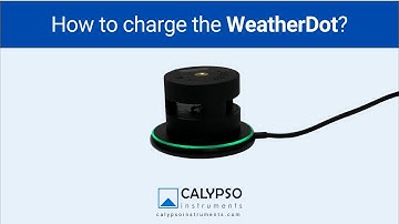 How to charge your WeatherDot