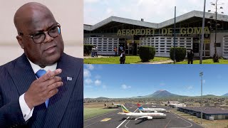 TSHISEKEDI YIPASHIJE MUREMURE  MU GUFUNGURA IKIBUGA CYA GOMA