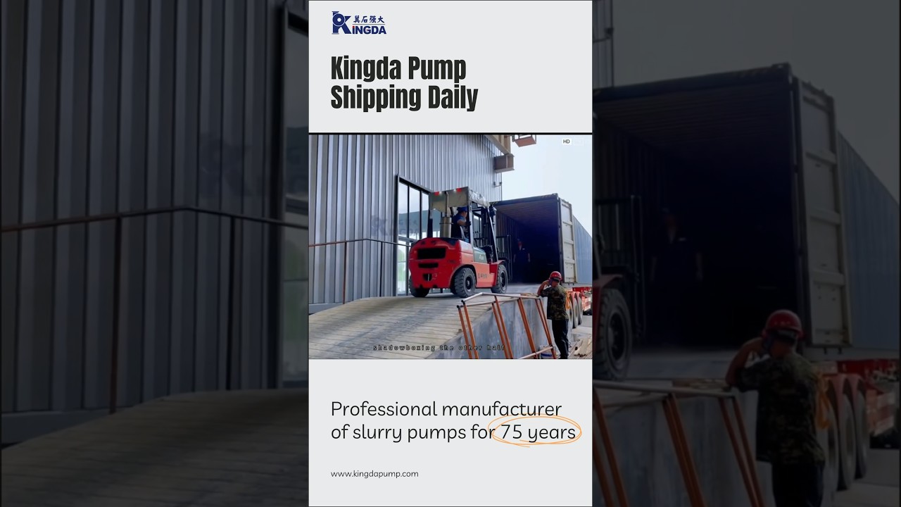 Slurry Pumps in Action: 4 Containers Shipping to Laos! 🏗🚚 