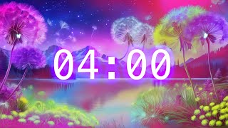 4-Minute Timer with Relaxing Dandelion Fantasy | Stress-Free Focus Timer