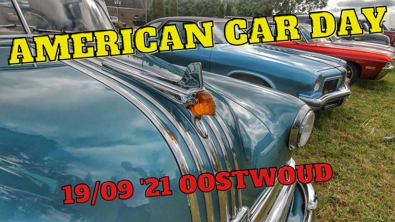 (ENG SUB) American Car Meeting Oostwoud Holland Many Classics So See! Chevrolet, Dodge, Camaro..