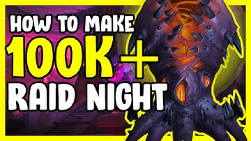 How To Make 100k+ On Raid Nights In WoW BFA 8.3 - Gold Making, Gold Farming Guide