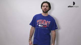 Tommy Hilfiger Essential Graphic Tee Μπλε Dm0Dm16407
