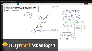 Find the coordinates of point P along directed line segment AB for a given ratio.