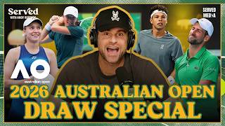 2026 Australian Open Draw Show Sabalenka Alcaraz U0026 The Onepoint Slam