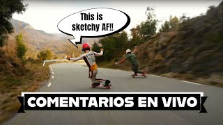 Downhill Skate NARRADO en TIEMPO REAL! | Talking RUN (english subtitles)