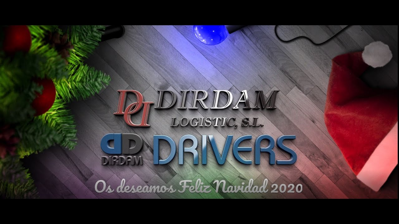Dirdam Logistic y Dirdam Drivers os desean Feliz Navidad 2020