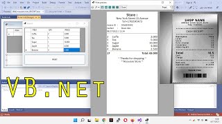 How to Make a Shopping Receipt on VB.NET with Visual Studio