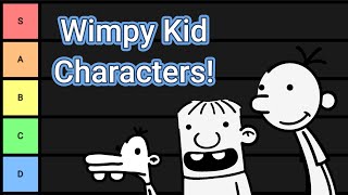 Diary of a Wimpy Kid Characters Tier List!