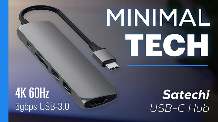 Satechi Slimline All-Metal USB-C 4K 60Hz 5gbps Hub - Review & Speed Test