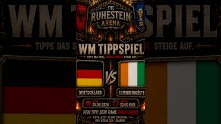 World of Warcraft : WM Tippspiel Deutschland vs Elfenbeinküste #fifa #fifaworldcup2026