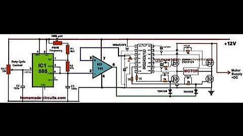 Make this Simple VFD Circuit (Variable Frequency Drive Circuit Diagram)