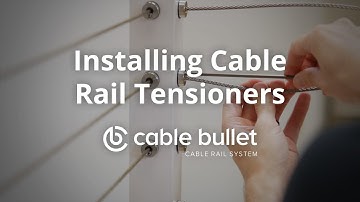 How to Install Cable Rail Tensioners on Signature Classic Collection Posts | Cable Bullet System