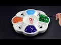How To Create Unique Colors from Orange, Sky Blue, Green, Purple | Satisfying Color Mixing
