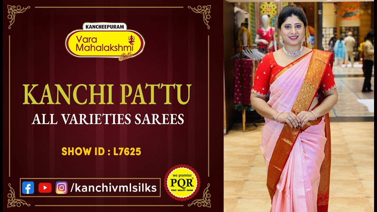 Kanchi Pattu All Varieties Sarees Collection 89 0001 0002 | Kancheepuram Varamahalakshmi Silks LIVE
