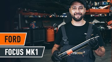 How to change rear shock absorber on FORD FOCUS (DAW) [TUTORIAL AUTODOC]