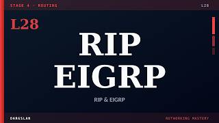 RIP & EIGRP — explained simply | Networking #28
