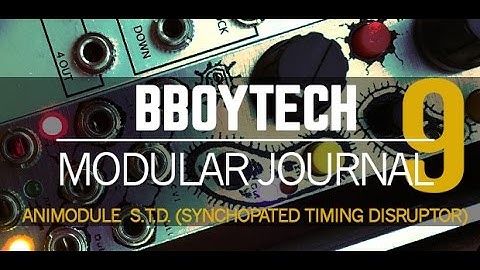 BBoyTech Modular Journal - Animodule STD (Synchopated Timing Disruptor)