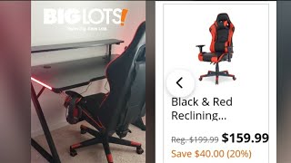 Biglots Momentum Furnishing gaming office chair assembly MMT42001