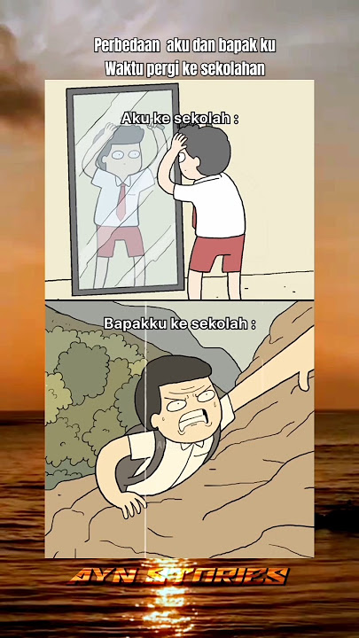 Perbedaan aku dan bapak ku #memes #animation #ngakak #fyp #shrots #sekolah
