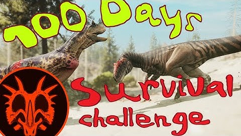 Surviving 100 Days on Path of Titans Official servers as a Allosaurus