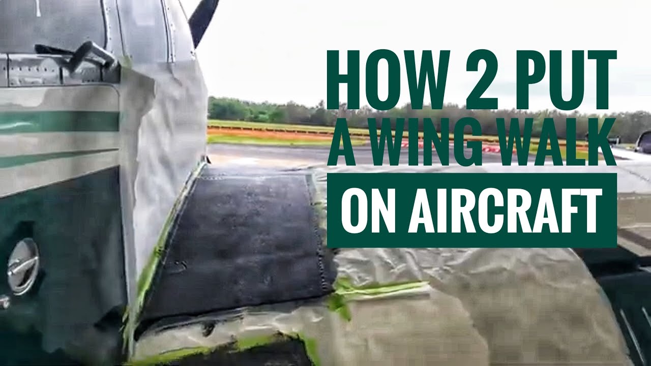 How To Paint Aircraft’s WingWalk YouTube