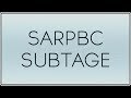 SARPBC - SUBTAGE