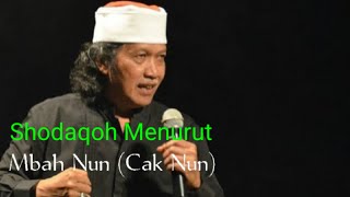 Download Lagu Shodaqoh Menurut Mbah Nun (Cak Nun) MP3