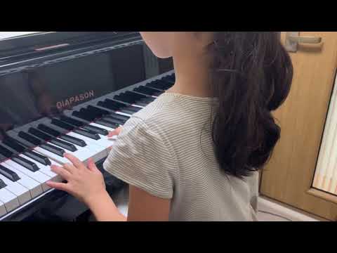 小3の女の子の演奏（東野・中筋・木本ピアノ教室）