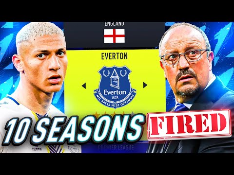 I *TAKEOVER* EVERTON for 10 Seasons and REPLACED RAFA BENITEZ!! FIFA 22 Career Mode