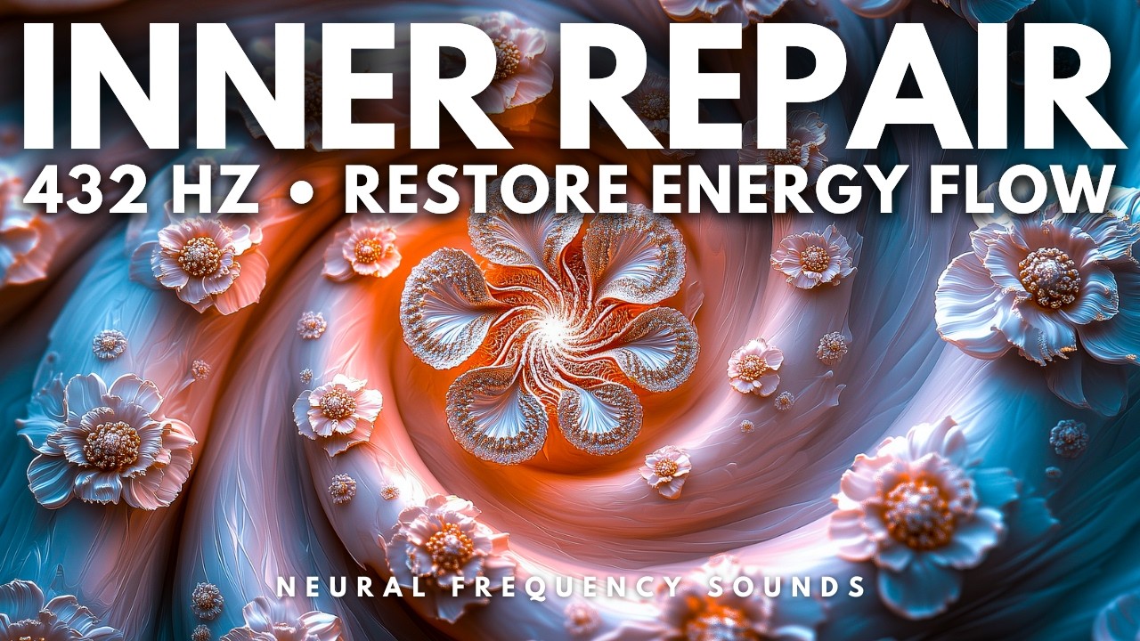 432 Hz Full Body Reset ⚖️ Clear Energy Blocks & Realign Mind-Body | Healing Sleep Music