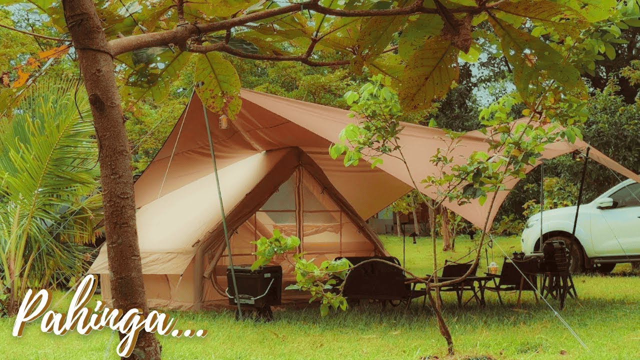 A Peaceful Family Camping at D’Tree Farm, Bailen  | Mountainhiker Muya Canopy & Wellhike IGT Table